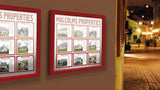 Classic Red Poster Cases Painted Frame 9xA4