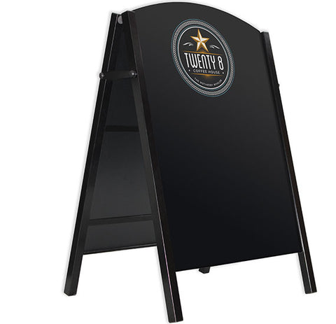 Black Steel Frame HPL Header