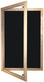 Tamperproof Lockable Noticeboard Wooden Frame Camira Lucia