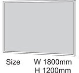 Pitts Premier Felt Noticeboard with a Wooden Frame