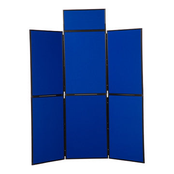 6 Panel Folding Display Stand PVC Frame