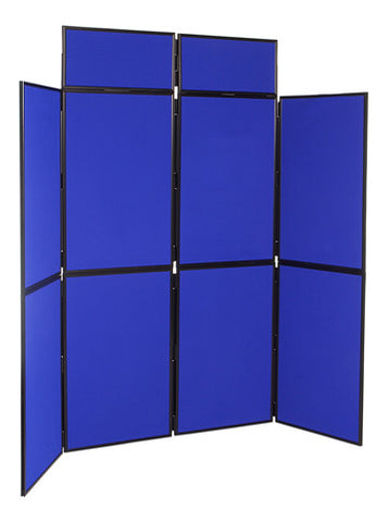 8 Panel Folding Display Stand PVC Frame