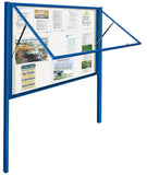 Painted Classic Noticeboard RAL 5010 blue