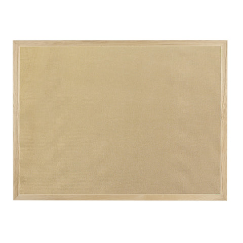 Pitts Corded Hessian Noticeboard with a Wooden Frame