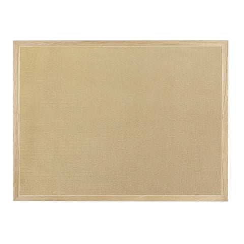 Corded Hessian Noticeboard Wooden Frame