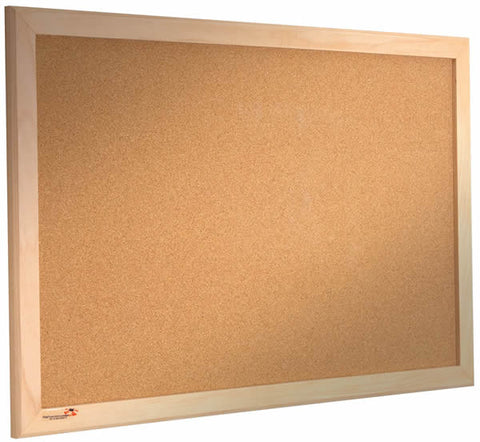 Cork Noticeboard Wooden Frame