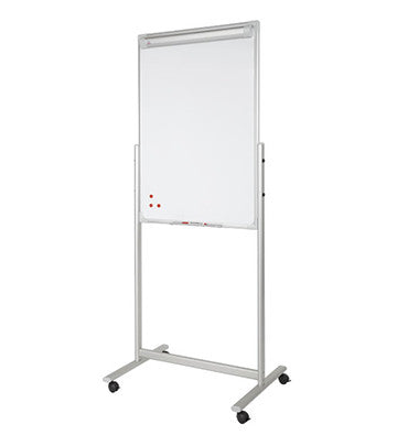 Double-sided mobile flipchart