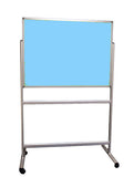 Fixed Mobile Double-sided Fabric Noticeboard Camira Lucia