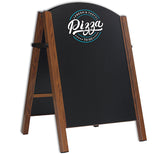 Black HPL Chalkboard Wood Effect  Steel Frame