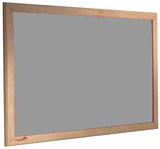 Silver with Wooden Frame